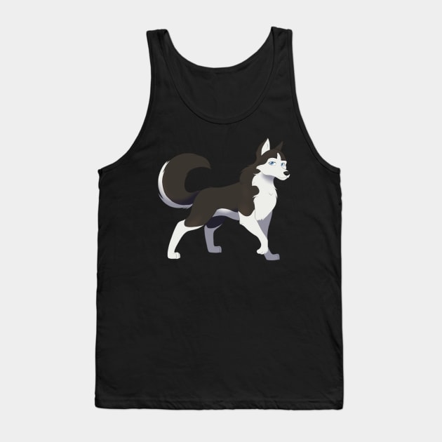 Husky Tank Top by SkyBlueArts